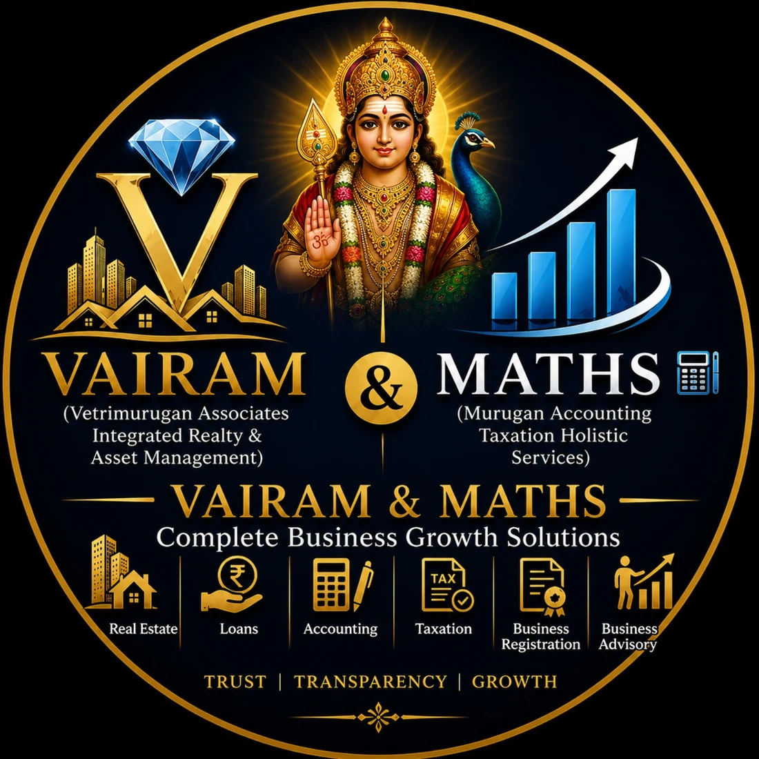 VAIRAM and MATHS logo